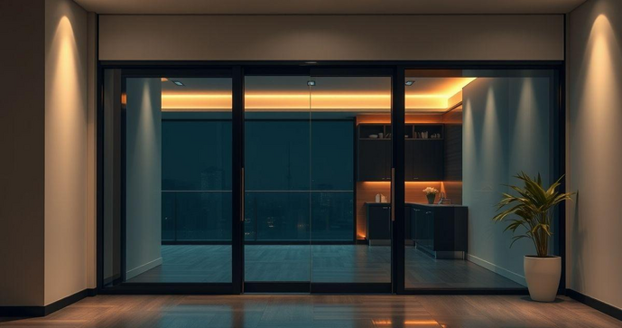 Porta de vidro de correr: elegância e funcionalidade para sua casa